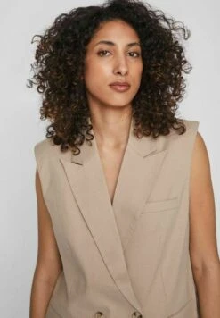 Klassische - Bodywarmer - Simply Taupe -Vila 2b112fc3c93d4bdea1fc9ba5534a08dc