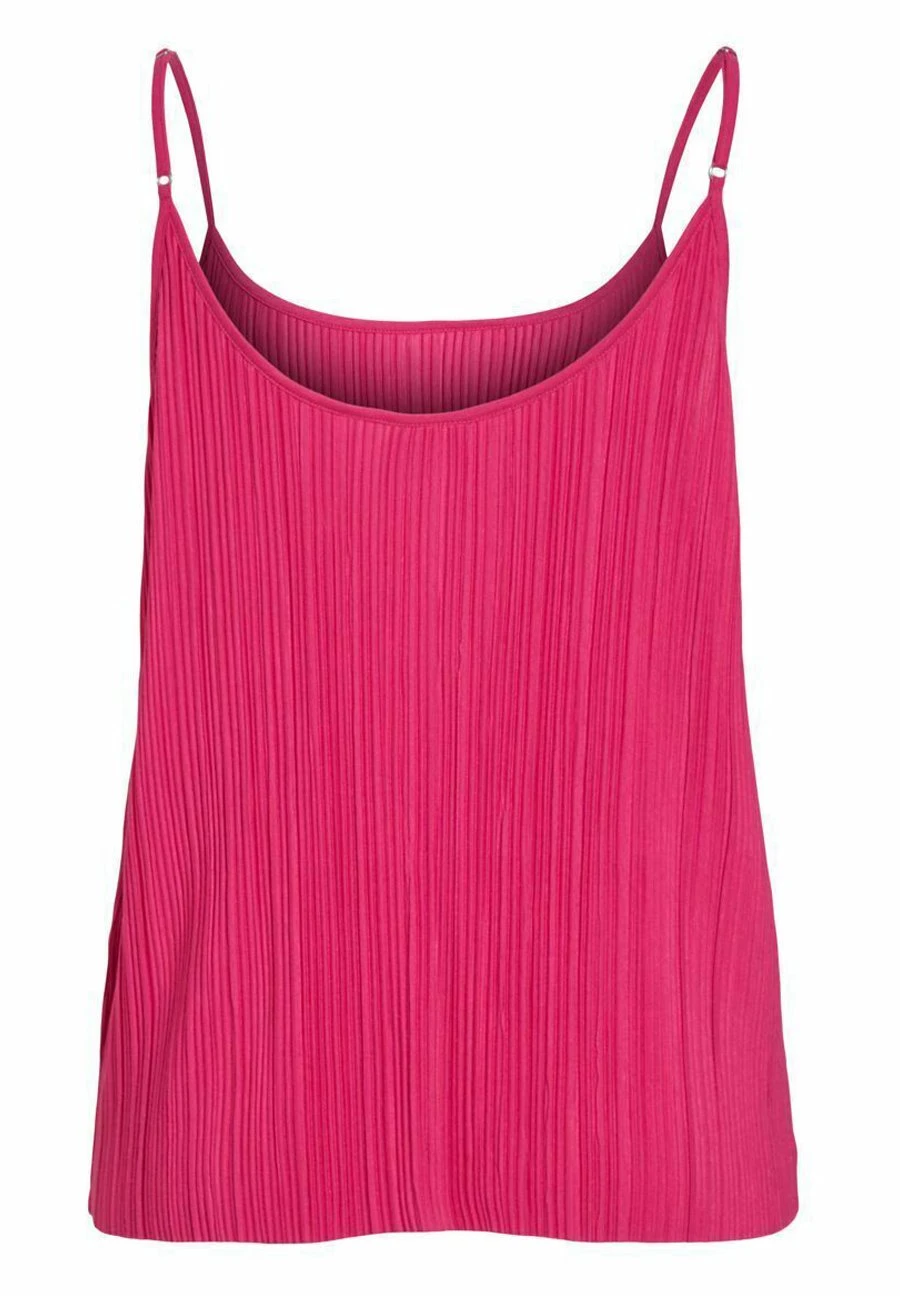 Vila Träger Strukturiertes - Top - Pink Yarrow 6 Vila Träger Strukturiertes - Top - Pink Yarrow - Afbeelding 4