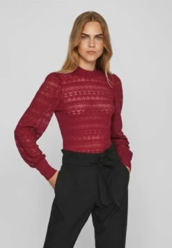Vila Langarm - Blouse - Beet Red