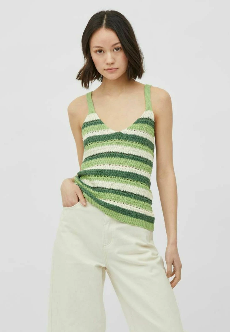 Vila Ohne Ärmel Gestricktes- Top - Forest Shade 3 Vila Ohne Ärmel Gestricktes- Top - Forest Shade