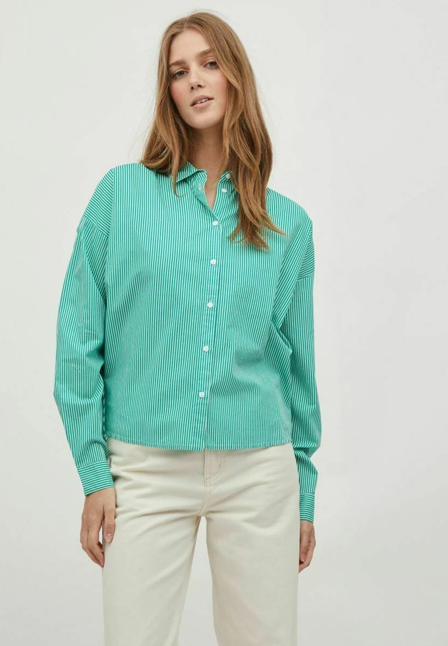 Vila Overhemdblouse - Emerald 3 Vila Overhemdblouse - Emerald