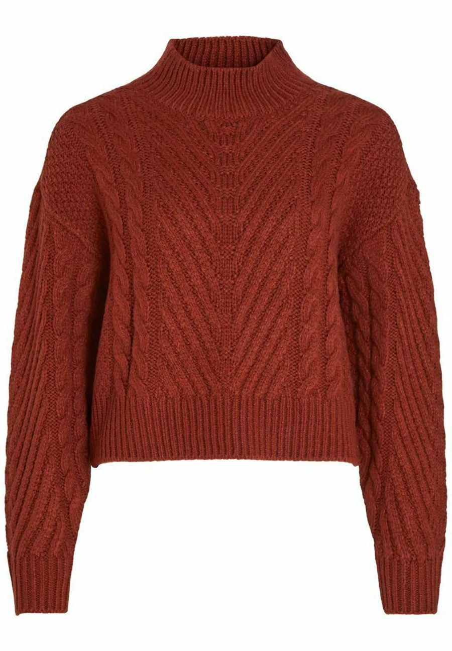 Vila High Neck - Trui - Fired Brick 8 Vila High Neck - Trui - Fired Brick - Afbeelding 6