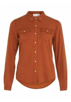 Vila Vibista/Su-Noos - Overhemdblouse - Caramel Cafã©