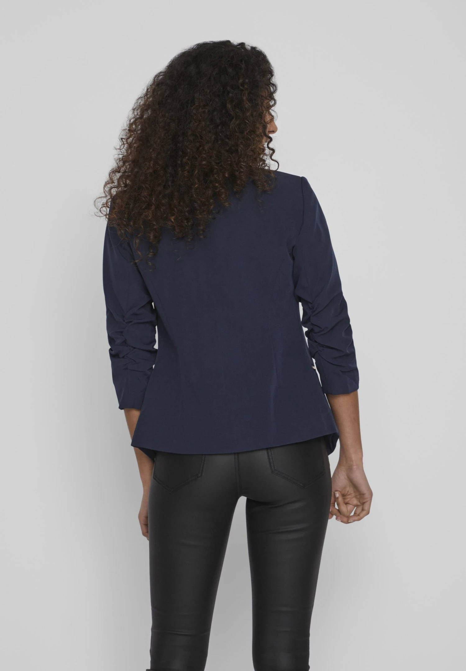 Vila Vijoy- Blazer - Navy 5 Vila Vijoy- Blazer - Navy - Afbeelding 3