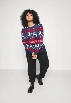 Vianna Reindeer Christmas- Trui - Navy Blazer 11 Vianna Reindeer Christmas- Trui - Navy Blazer -Vila 33a8cae1dc3b4ec1a808408627107a84