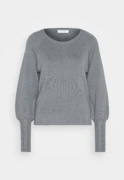 Vila Vimarla O Neck - Trui - Medium Grey Melange 12 Vila Vimarla O Neck - Trui - Medium Grey Melange -Vila 3417f88d5da24f988b89c897fb20da79