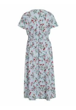 Vila Midi Kurzärmeliges - Blousejurk - Kentucky Blue -Vila 3468bd27ac884763ae66dc8aa83067ff