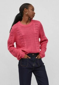 Vila Detailreicher - Trui - Fandango Pink