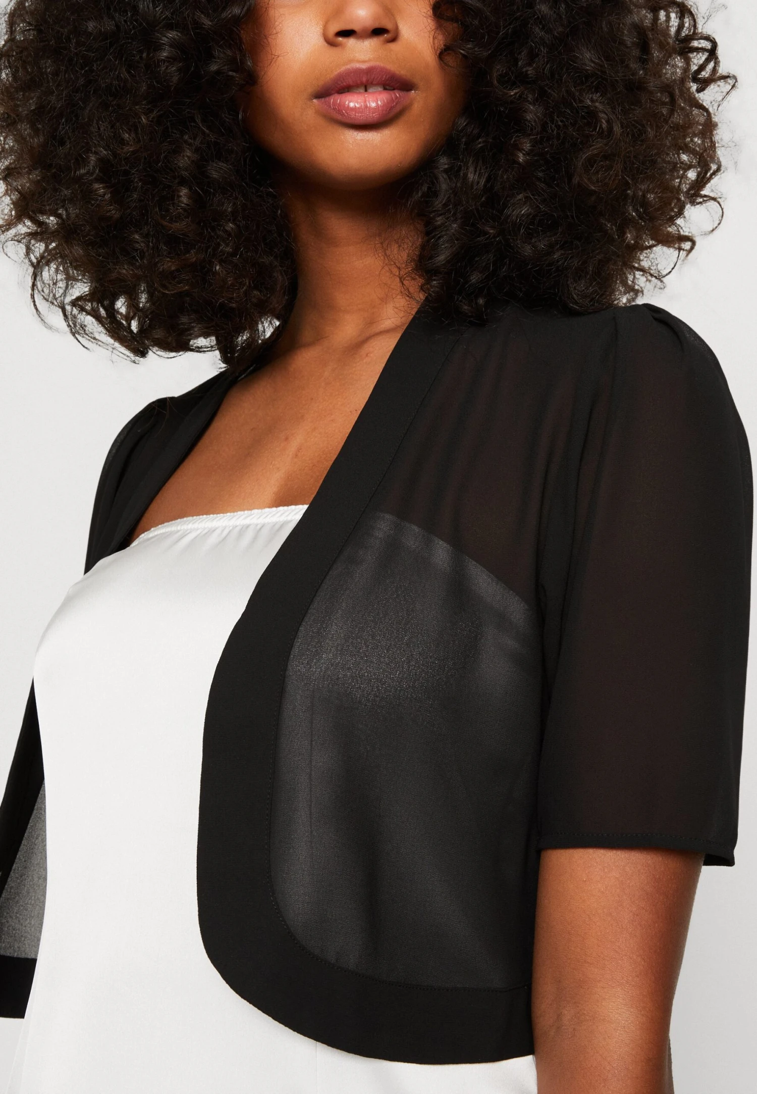 Vila Vikathrina Cropped Bolero - Blazer - Black 8 Vila Vikathrina Cropped Bolero - Blazer - Black - Afbeelding 6