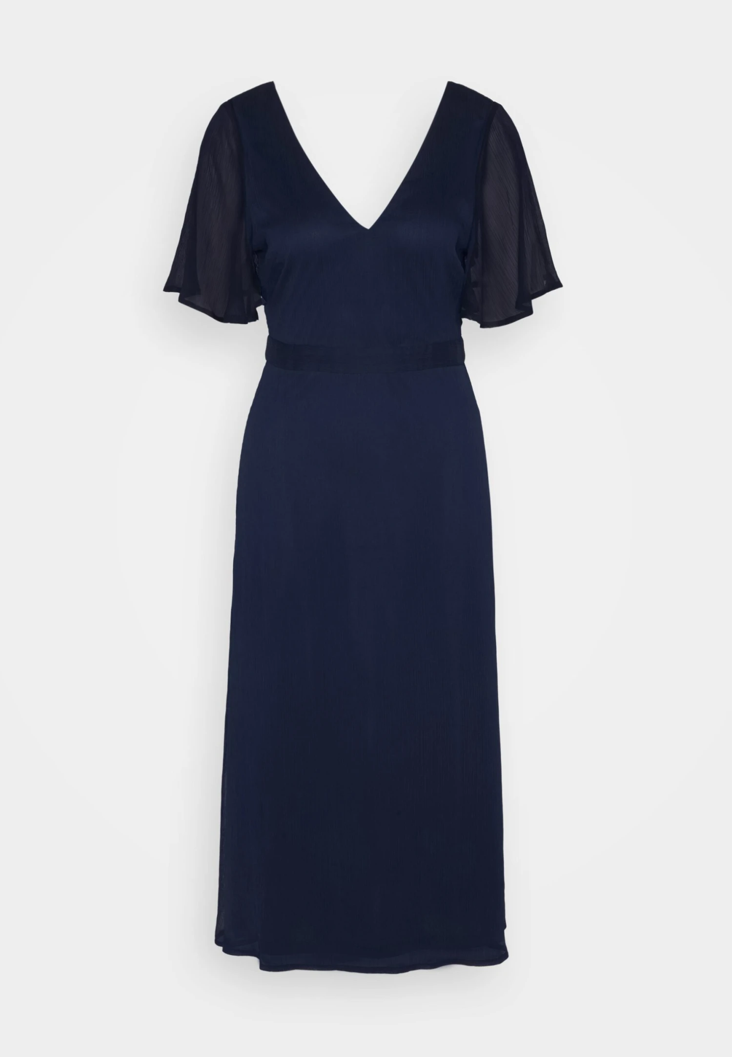 Vila Virilla V Neck Midi Dress - Cocktailjurk - Navy 7 Vila Virilla V Neck Midi Dress - Cocktailjurk - Navy - Afbeelding 5
