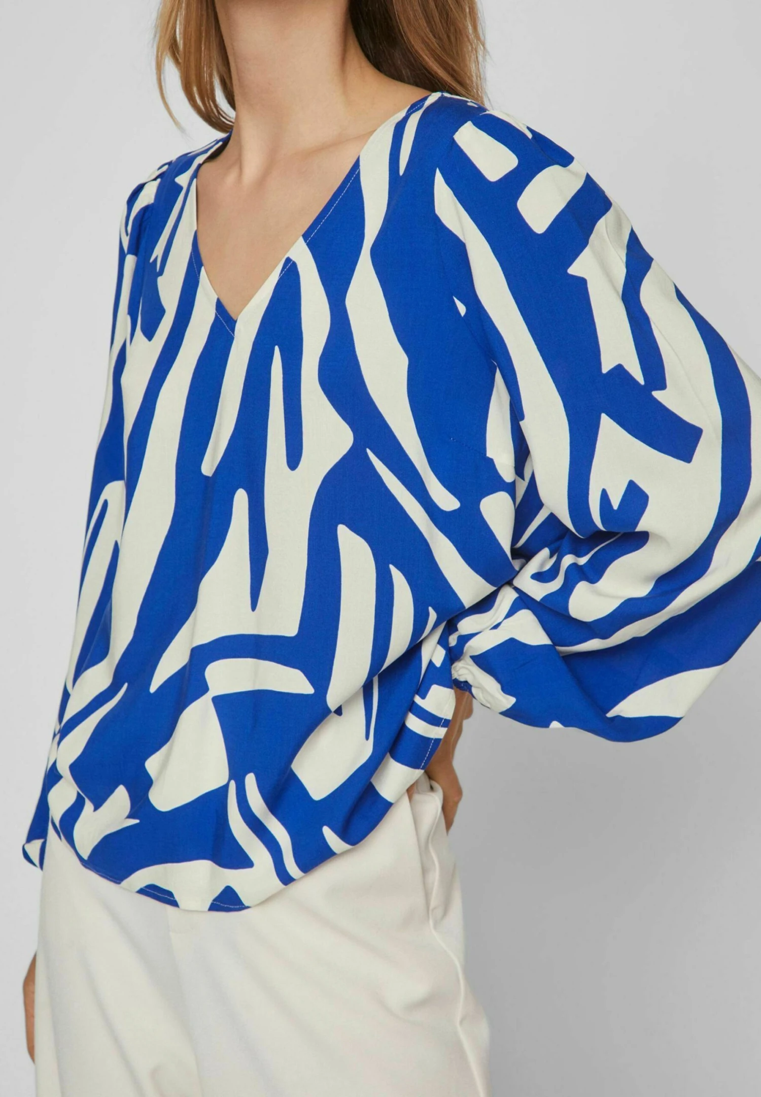 Vila Langarm - Blouse - Cloud Dancer 7 Vila Langarm - Blouse - Cloud Dancer - Afbeelding 5