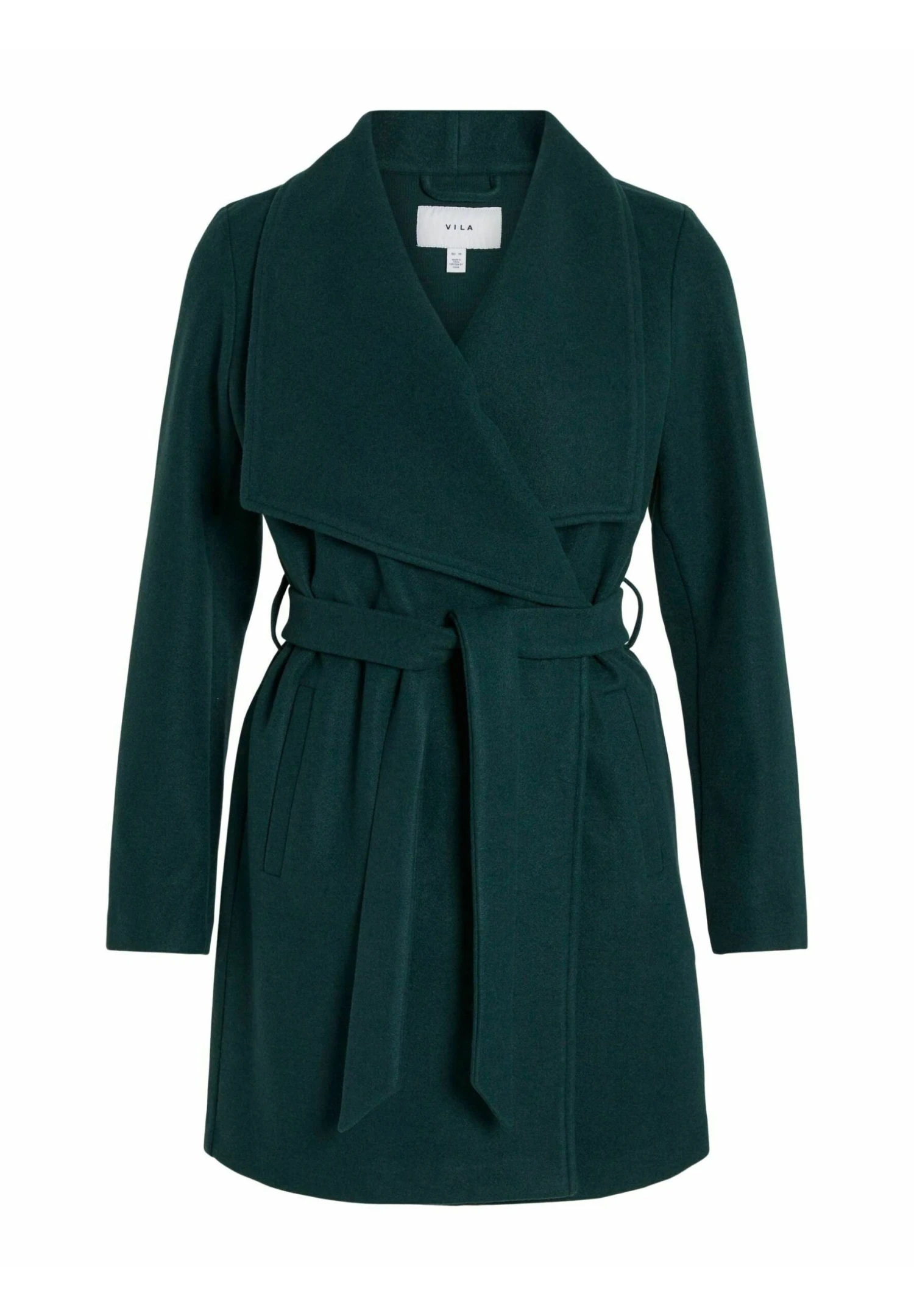 Vila Vicooley Collar Belt Noos - Halflange Jas - Ponderosa Pine 3 Vila Vicooley Collar Belt Noos - Halflange Jas - Ponderosa Pine