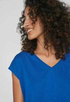 Vila Vimodala V Neck - T-Shirt Basic - Lapis Blue -Vila 3a678ab715374f93bd86fbf14f1639ce