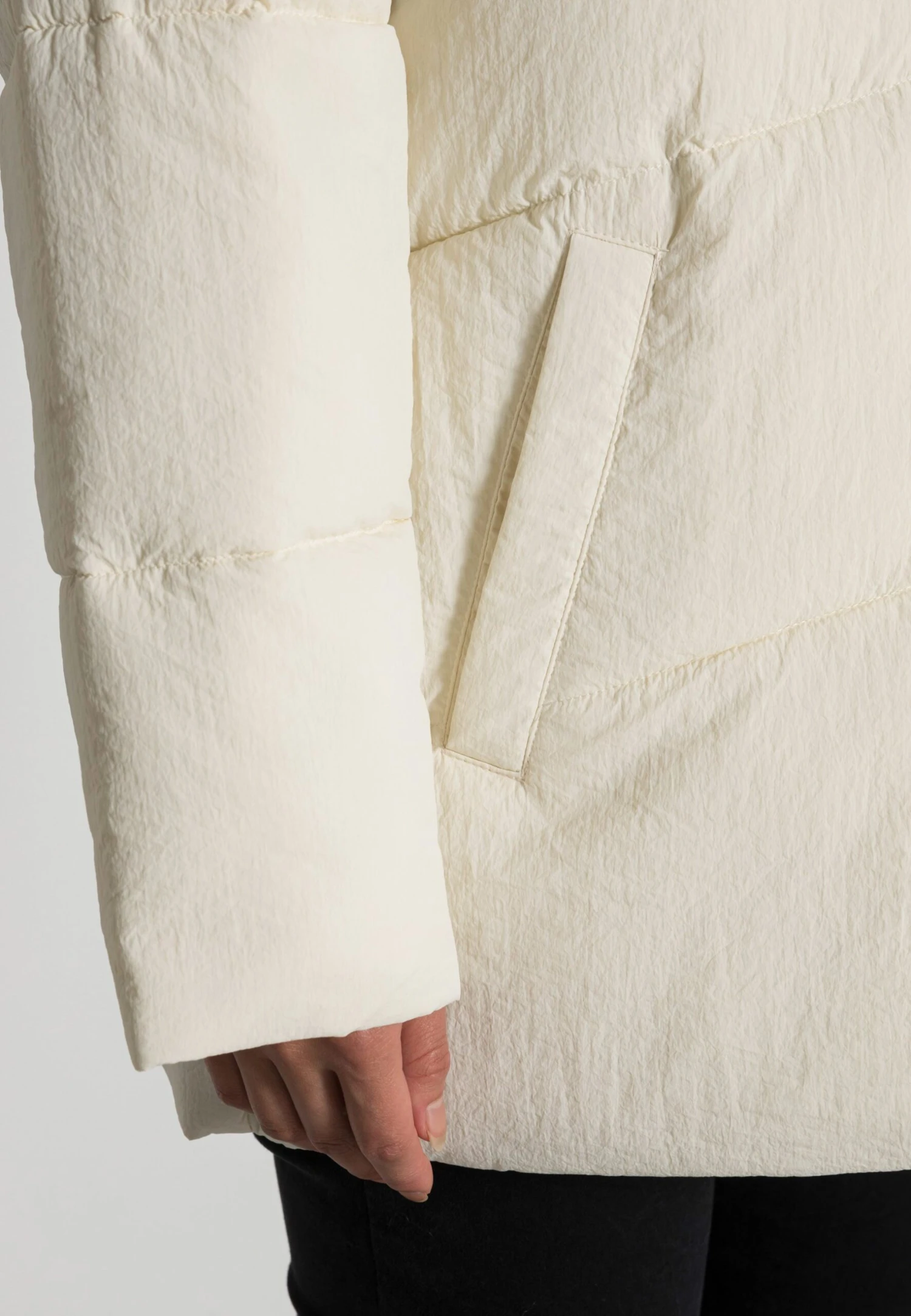 Vila Vilouisa Short Padded Coat - Winterjas - Birch 7 Vila Vilouisa Short Padded Coat - Winterjas - Birch - Afbeelding 5