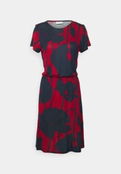 Vila Vikami Short Dress - Jerseyjurk - Rhubarb/Navy -Vila 3b8722973cbe49338fb1f745f5afab28