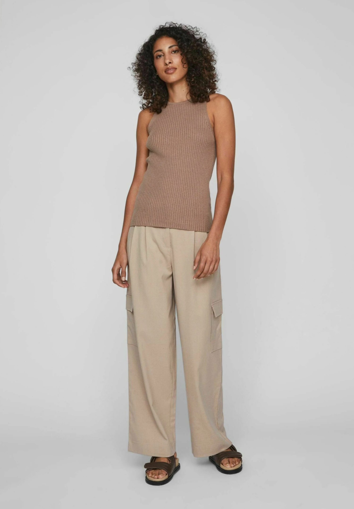 Ohne Ärmel - Top - Feather Gray 4 Ohne Ärmel - Top - Feather Gray - Afbeelding 2