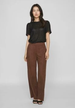 Vila Vilogan Open O-Neck S/S Su - Blouse - Black -Vila 3d1bf15495f04bc8a721b893938da567