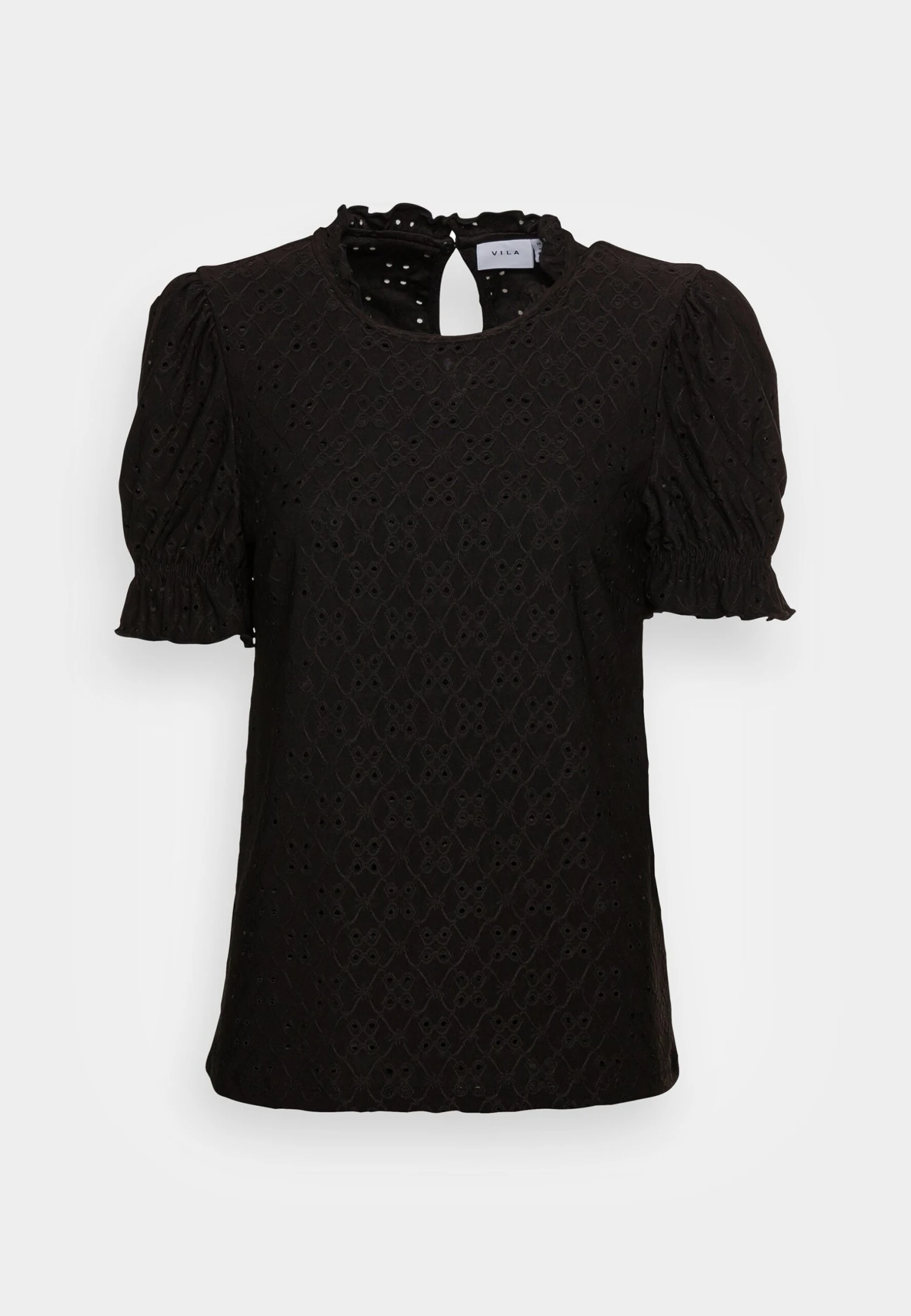 Vila Vikawa- Blouse - Black 6 Vila Vikawa- Blouse - Black - Afbeelding 4