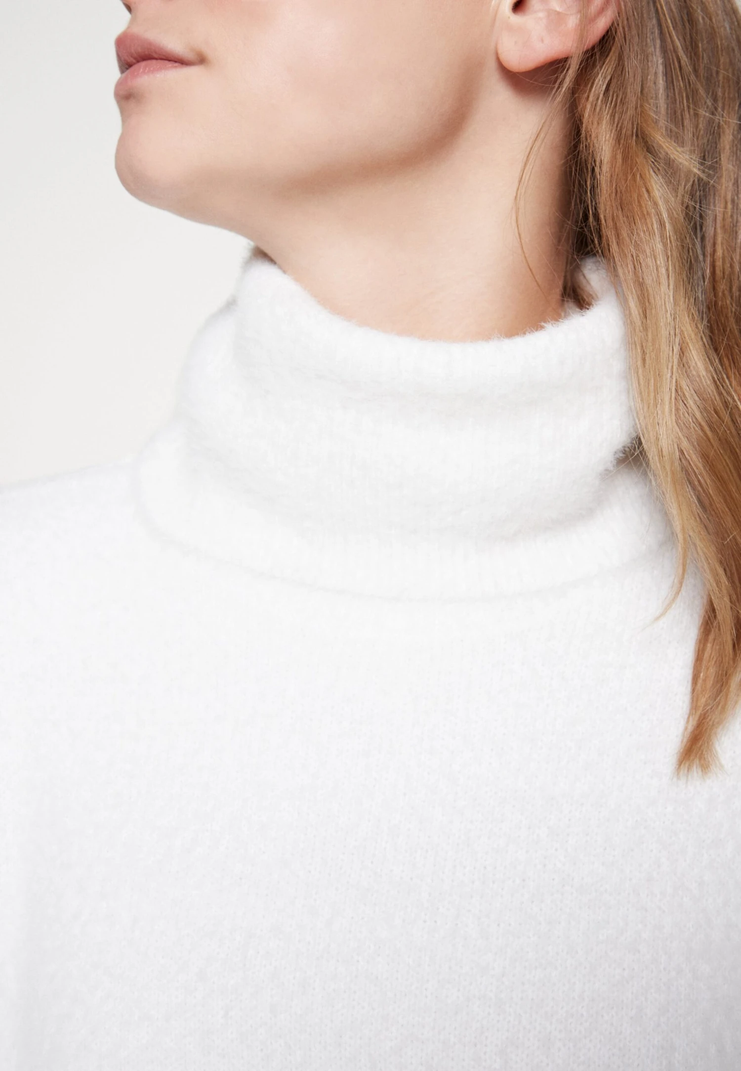 Vilajuli Rollneck Noos - Trui - White Alyssum 8 Vilajuli Rollneck Noos - Trui - White Alyssum - Afbeelding 6