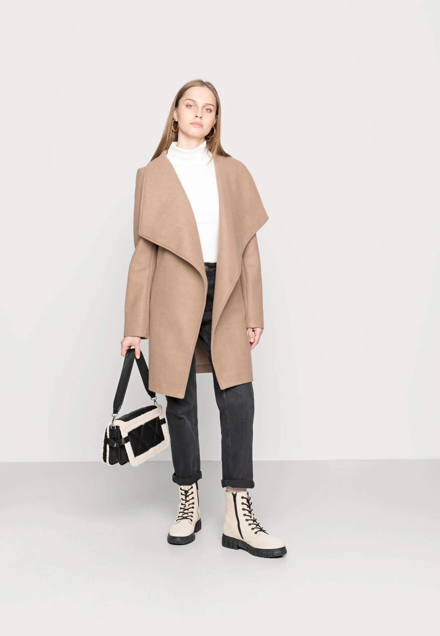Vila Vicooley- Trenchcoat - Portabella 4 Vila Vicooley- Trenchcoat - Portabella - Afbeelding 2