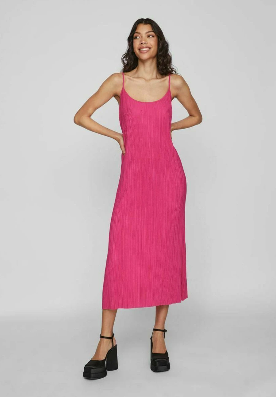 Vila Träger - Jurk - Pink Yarrow 3 Vila Träger - Jurk - Pink Yarrow