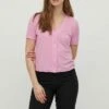 Vila Kurzärmeliges Geknöpftes - Vest - Fuchsia Pink 1 Vila Kurzärmeliges Geknöpftes - Vest - Fuchsia Pink -Vila 3fa98243e3f444e4affcd852e523e8c5