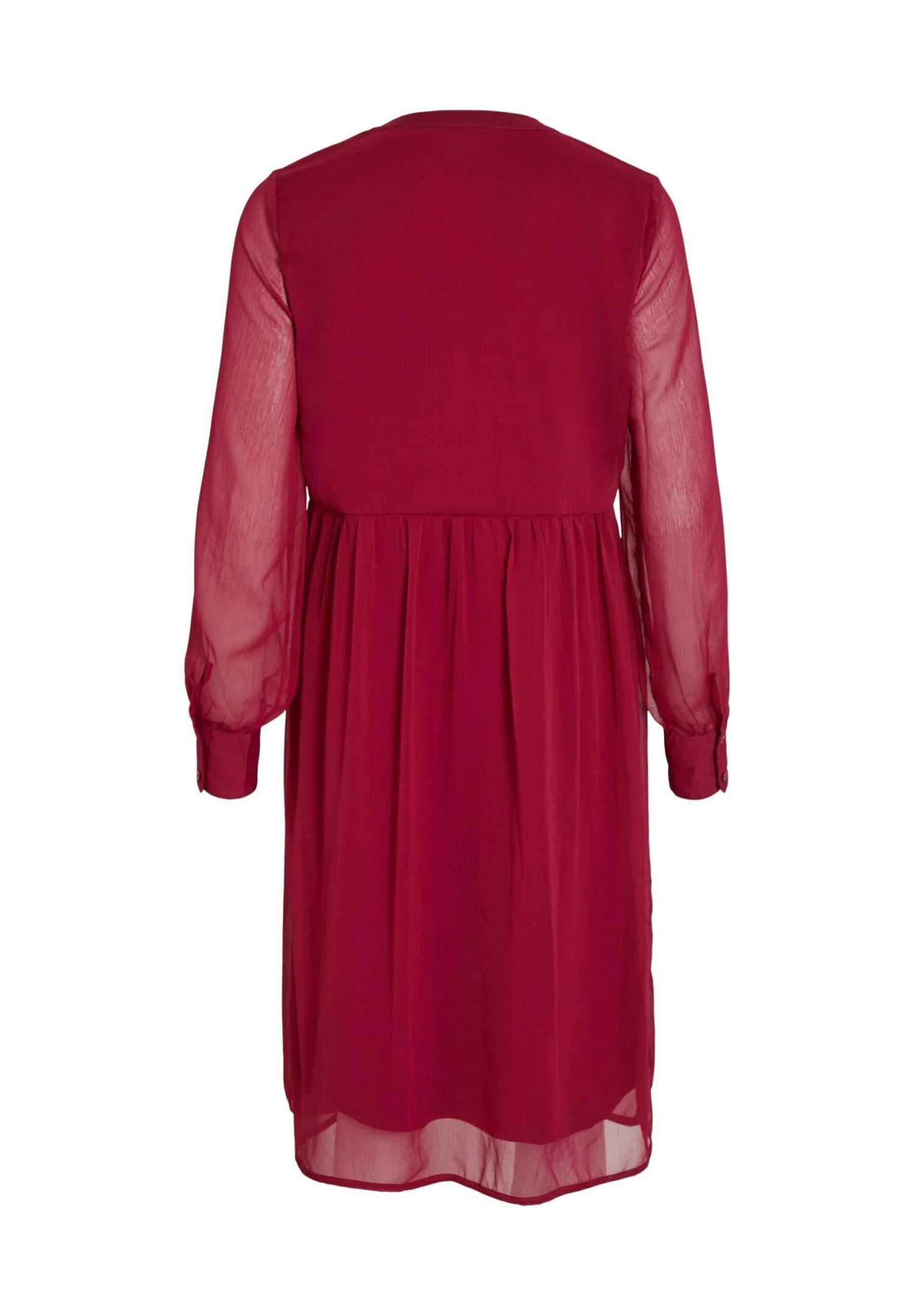 Vila Vifalia - Blousejurk - Beet Red 8 Vila Vifalia - Blousejurk - Beet Red - Afbeelding 6