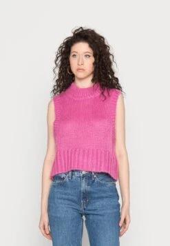 Vila Vinelle O Neck- Trui - Fuchsia Pink