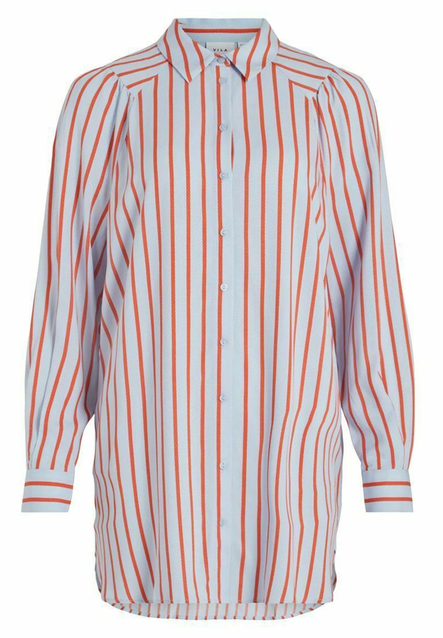 Vila Langes Gestreiftes - Overhemdblouse - Kentucky Blue 8 Vila Langes Gestreiftes - Overhemdblouse - Kentucky Blue - Afbeelding 6