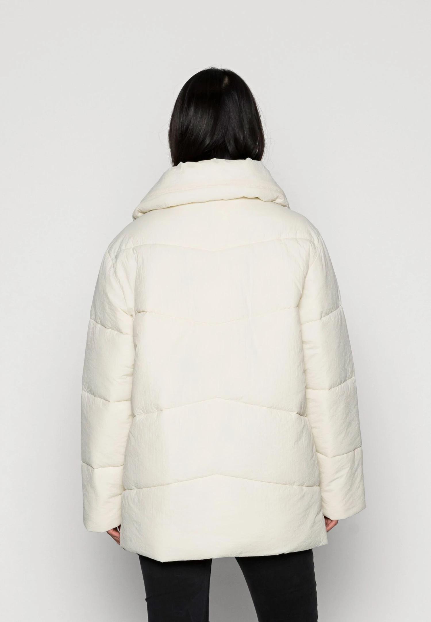 Vila Vilouisa Short Padded Coat - Winterjas - Birch 5 Vila Vilouisa Short Padded Coat - Winterjas - Birch - Afbeelding 3