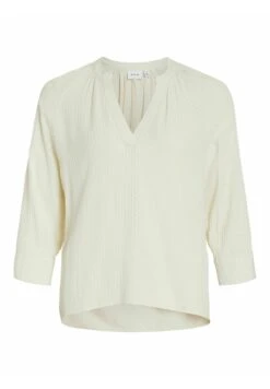 Vila Mit 3/4 Ärmeln V Ausschnitt - Blouse - Birch -Vila 47978efd0ccf433aa2482194125db17b