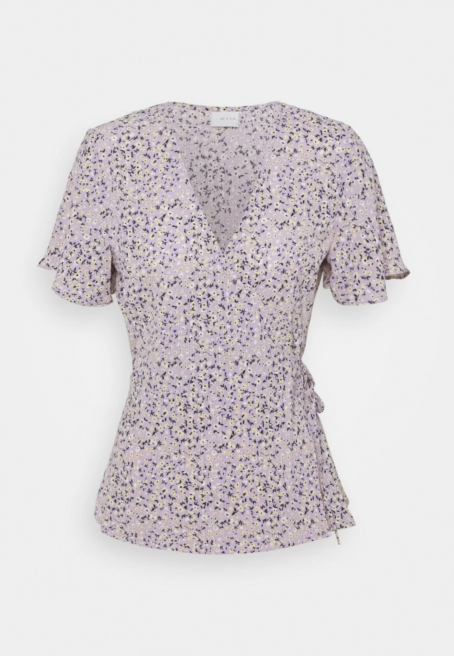 Vila Vilovie Wrap - T-Shirt Print - Lavender 3 Vila Vilovie Wrap - T-Shirt Print - Lavender