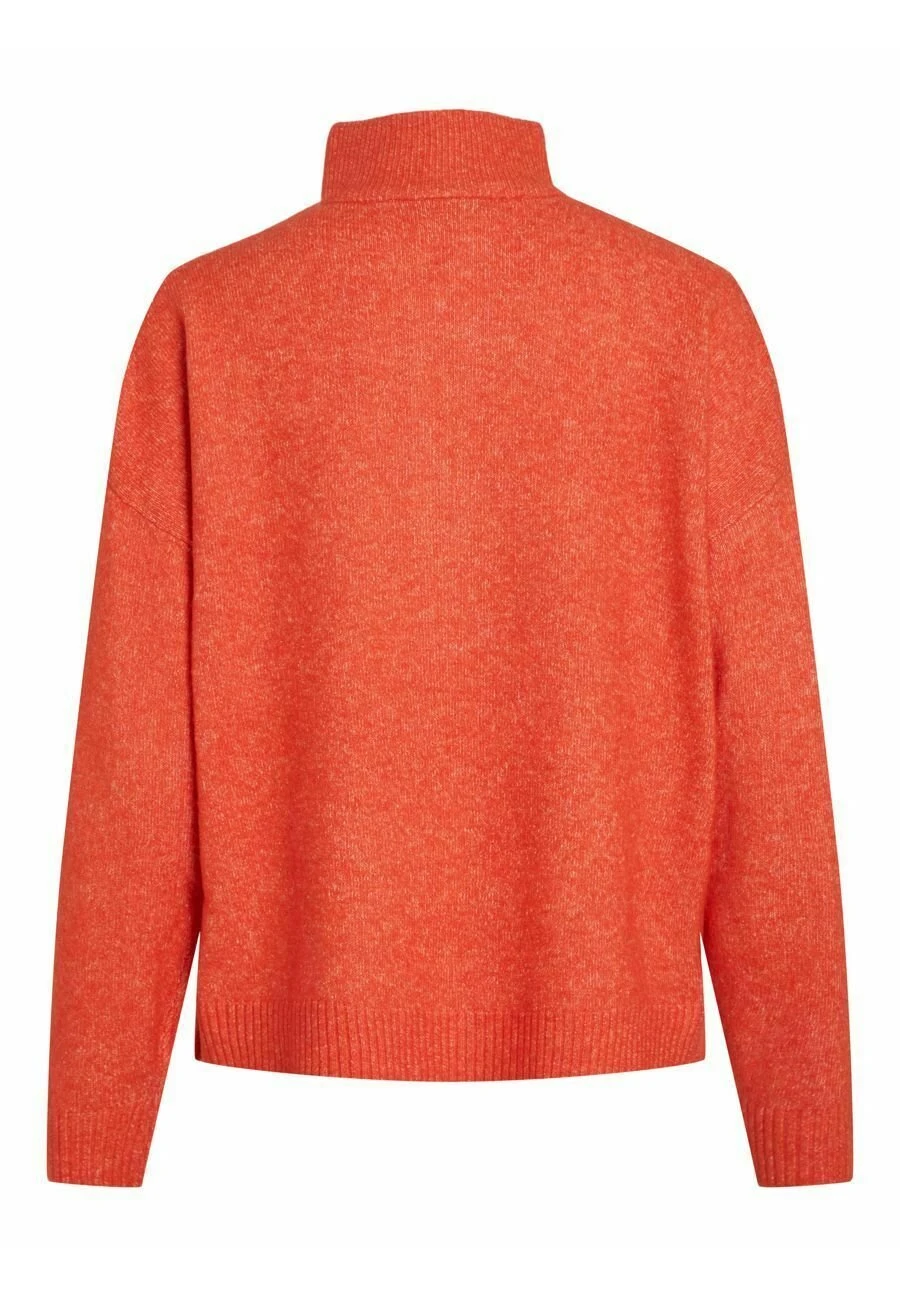 Vila Vimathilda New Zip - Trui - Tigerlily 9 Vila Vimathilda New Zip - Trui - Tigerlily - Afbeelding 7