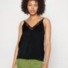 Vila Vicava V Neck Singlet - Top - Black 1 Vila Vicava V Neck Singlet - Top - Black -Vila 494f645e9d444707b38f24a35f9f044d