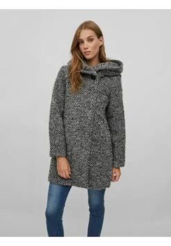 Vila Halflange Jas - Light Grey Melange