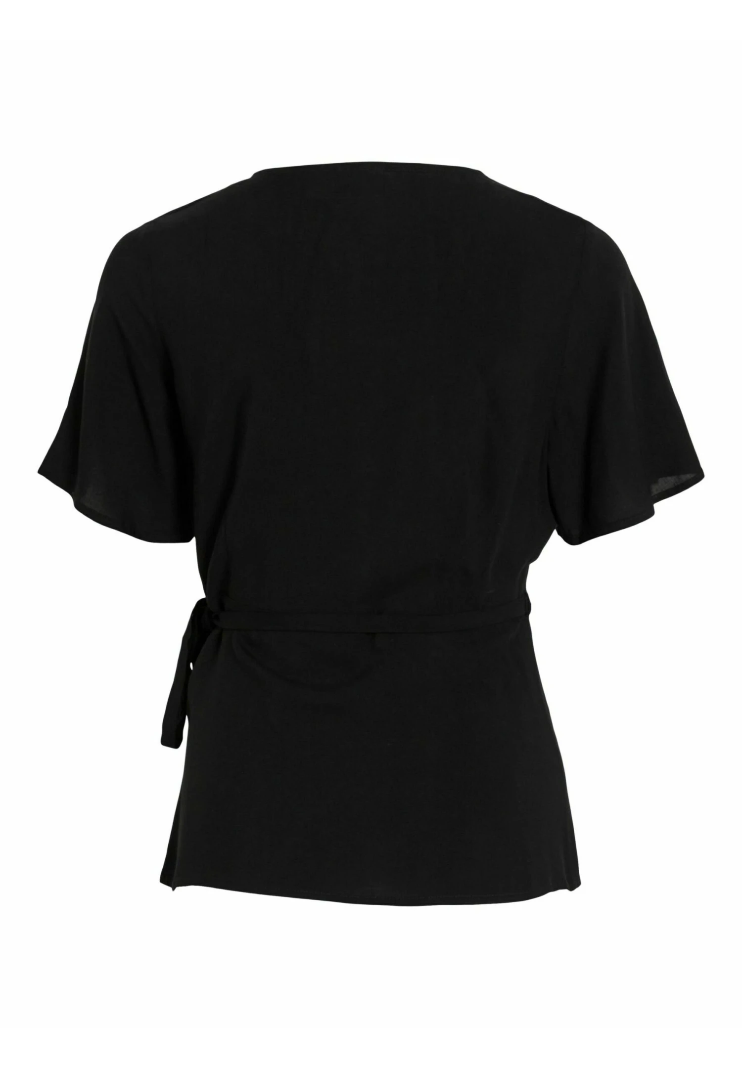 Vila Wickel Kurzärmeliges - Blouse - Black 9 Vila Wickel Kurzärmeliges - Blouse - Black - Afbeelding 7