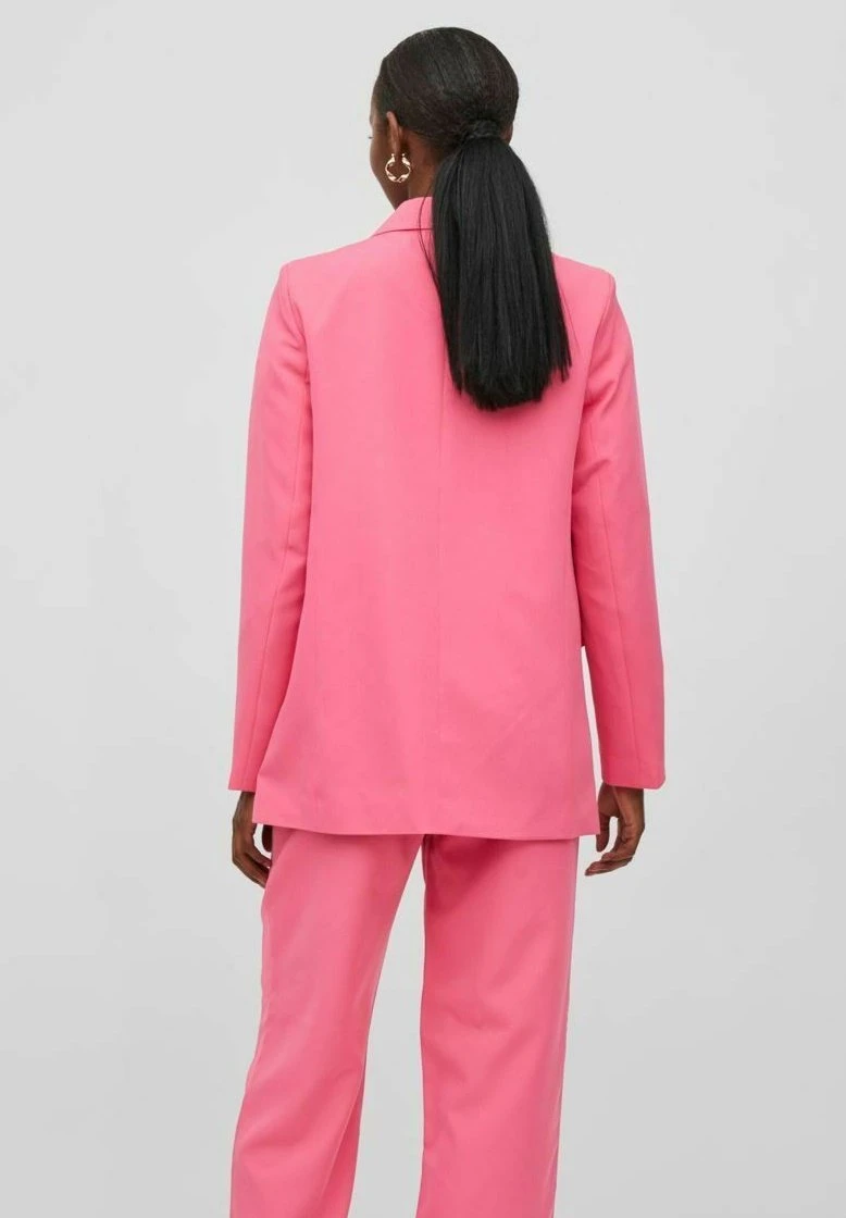 Vila Loose Fit - Halflange Jas - Fandango Pink 5 Vila Loose Fit - Halflange Jas - Fandango Pink - Afbeelding 3