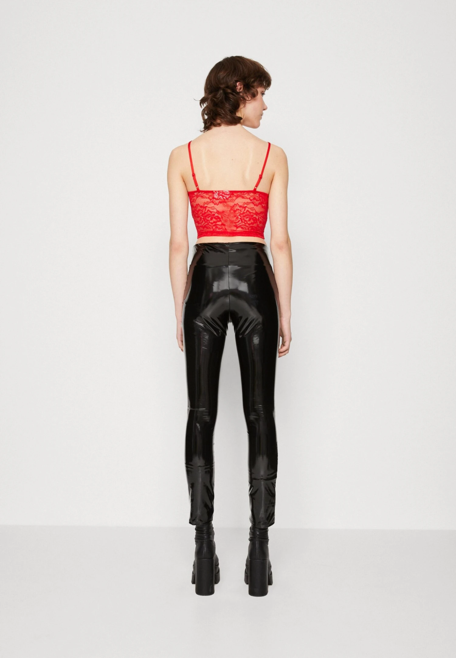 Vila Vimatti Corset - Top - Flame Scarlet 5 Vila Vimatti Corset - Top - Flame Scarlet - Afbeelding 3