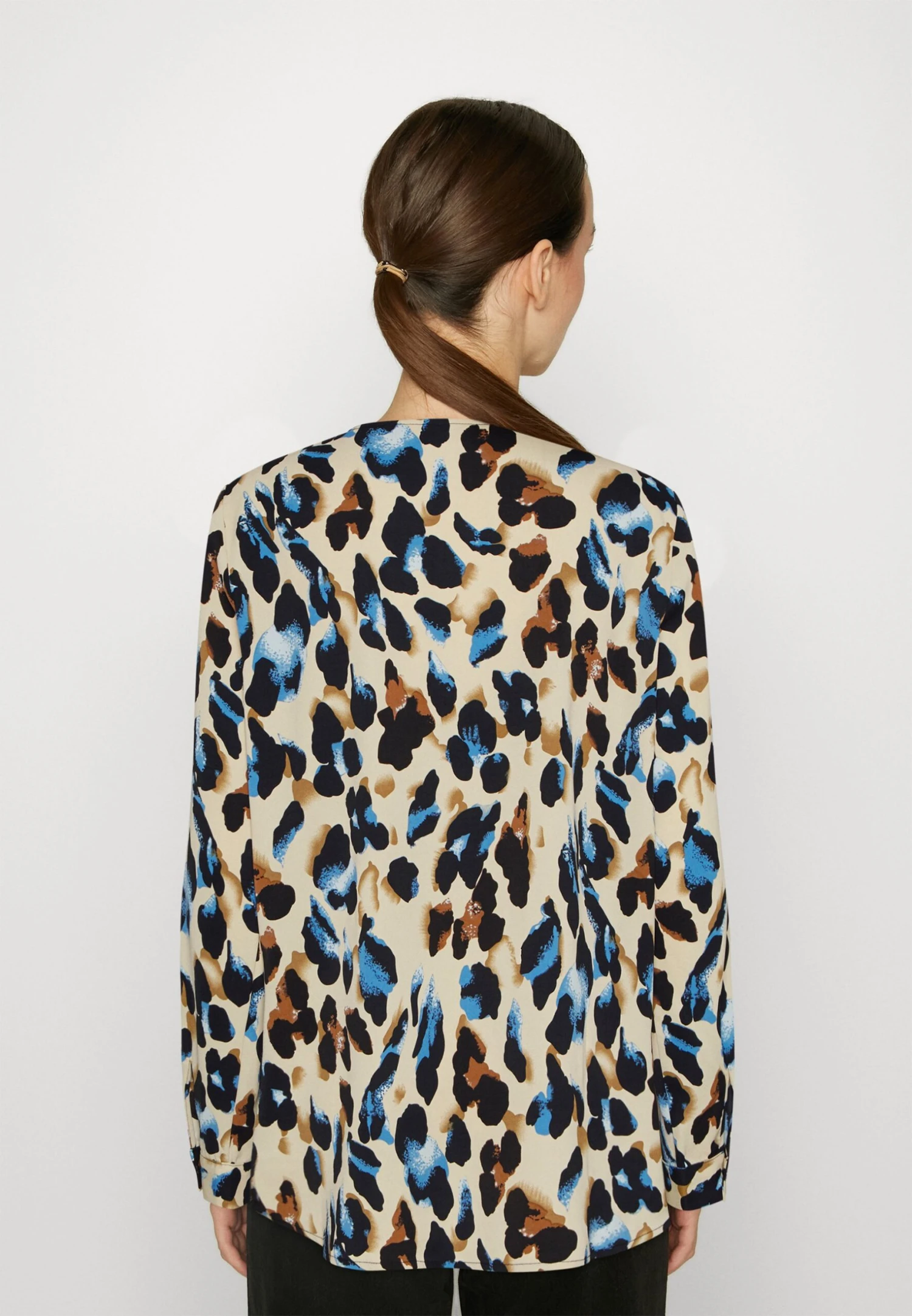 Vila Vidressi Jolie Lucy Fold Up - Blouse - Brown 5 Vila Vidressi Jolie Lucy Fold Up - Blouse - Brown - Afbeelding 3