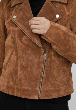 Vila Leren Jas - Toffee -Vila 4b5ab9286e654b3c91c55c717613cb40