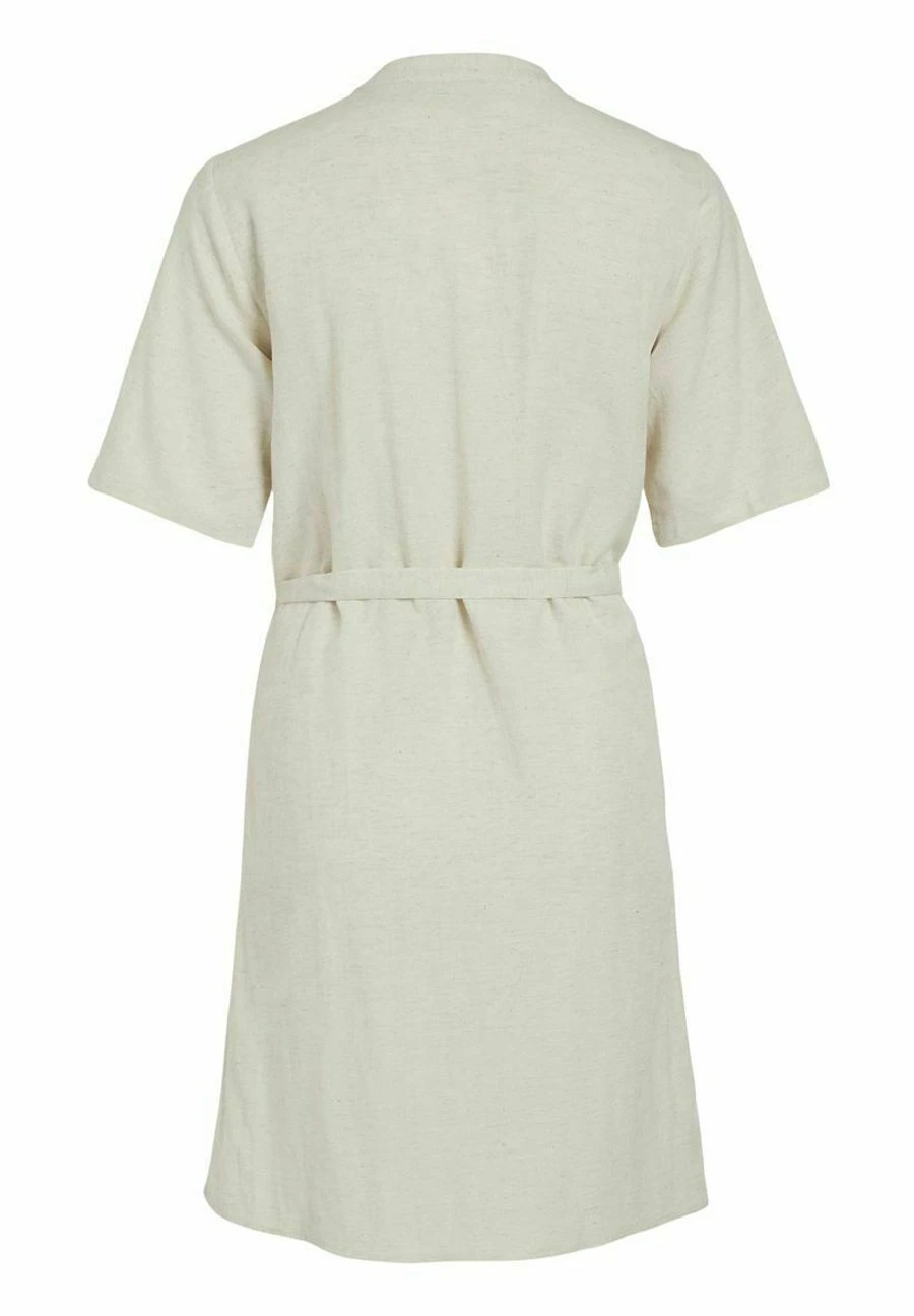 Vila Kurzärmeliges - Blousejurk - Super Light Natural Melan 9 Vila Kurzärmeliges - Blousejurk - Super Light Natural Melan - Afbeelding 7