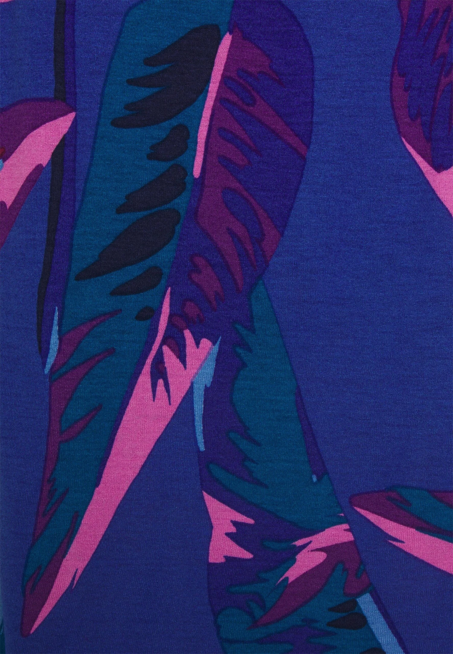 Vila Vikami Cami - Top - Mazarine Blue Aop Pink Leafs 5 Vila Vikami Cami - Top - Mazarine Blue Aop Pink Leafs - Afbeelding 3