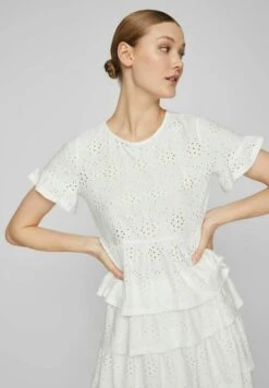 Vila Mit Kurzen Ärmeln Schösschen - T-Shirt Basic - Cloud Dancer 11 Vila Mit Kurzen Ärmeln Schösschen - T-Shirt Basic - Cloud Dancer -Vila 4d0a3ff89f3246b0ada9c0cc1497016f