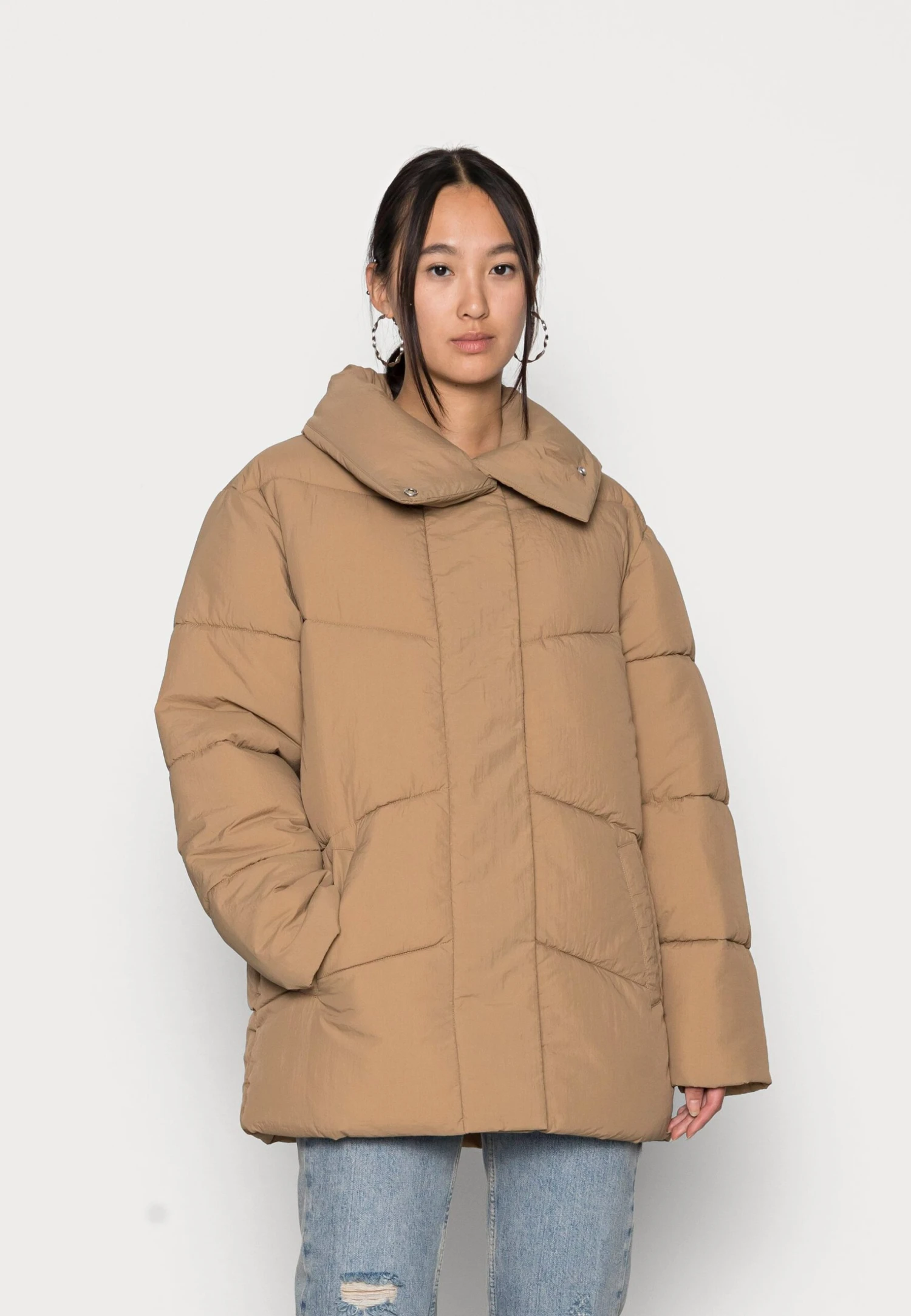 Vila Vilouisa Short Padded Coat - Winterjas - Tigers Eye 3 Vila Vilouisa Short Padded Coat - Winterjas - Tigers Eye
