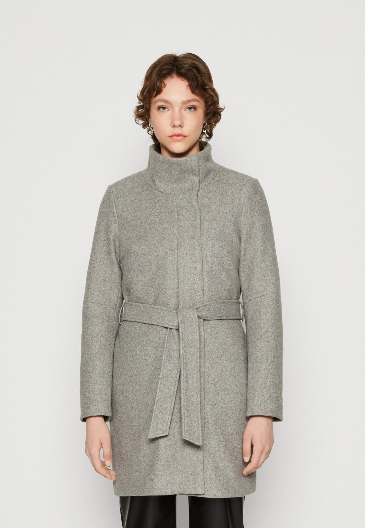 Vila Viloulou Short - Mantel - Medium Grey Melange 3 Vila Viloulou Short - Mantel - Medium Grey Melange