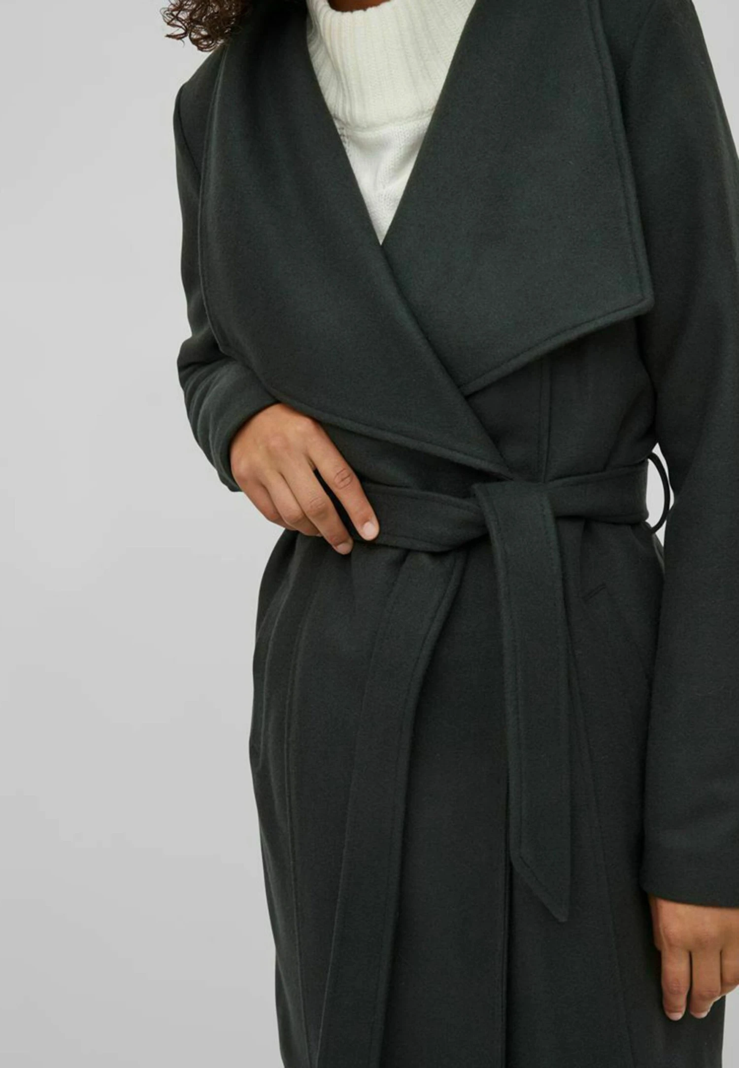 Vila Halflange Jas - Darkest Spruce 7 Vila Halflange Jas - Darkest Spruce - Afbeelding 5