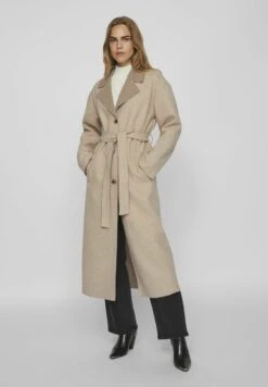 Vila Gebundener Longline - Trenchcoat - Brown Lentil 10 Vila Gebundener Longline - Trenchcoat - Brown Lentil -Vila 50e57390a5984216a0475ba075fd658d
