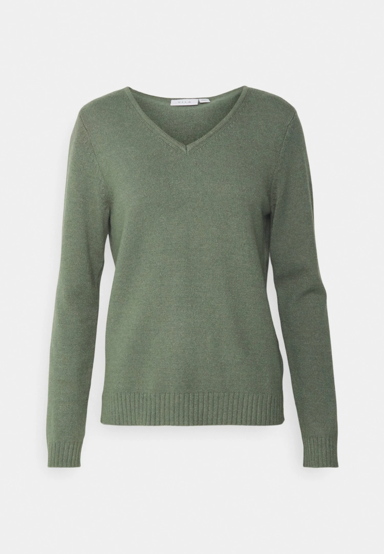 Vila Viril V-Neck L/S-Noos - Trui - Laurel Wreath 4 Vila Viril V-Neck L/S-Noos - Trui - Laurel Wreath - Afbeelding 2