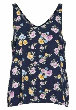 Vila Ohne Ärmel Geblümtes - Top - Navy Blazer 11 Vila Ohne Ärmel Geblümtes - Top - Navy Blazer -Vila 531ecf10a9fd49f2a04d40aeb6a2c311