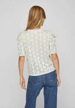 Vila Mit Kurzen Ärmeln Detailreiches - Blouse - White Sand 11 Vila Mit Kurzen Ärmeln Detailreiches - Blouse - White Sand -Vila 531fd71f94834a318ceadc7368552d38